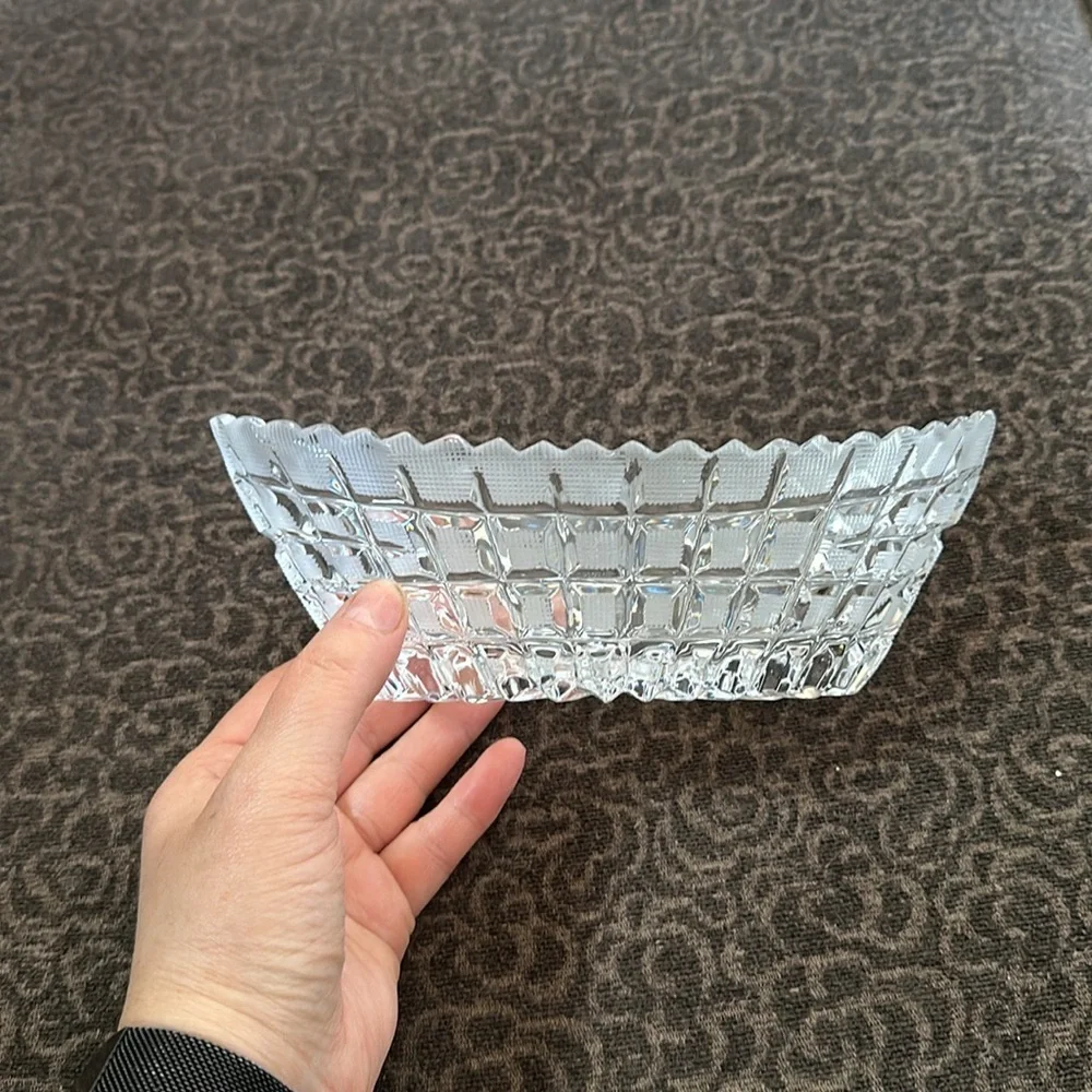 Elegant Clear Glass Bowl